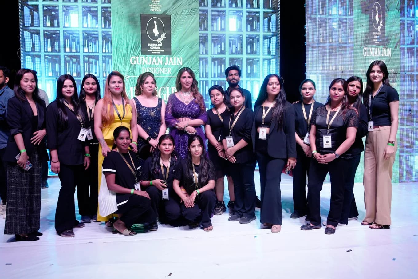 Academy people on a stage at an event